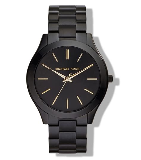 reloj negro mujer michael kors|reloj Michael Kors mujer.